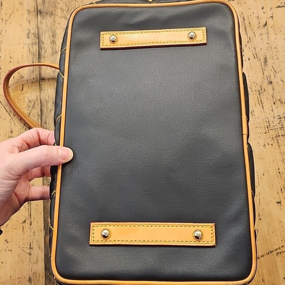 DOONEY‎ & BOURKE Vintage Quilted Hobo Handbag w/ Vachetta Trim Classic Old Money - Picture 6 of 15